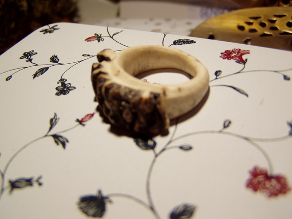 Ring aus Hirschhorn 1