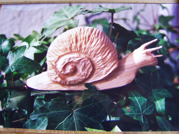 Schnitzerei (Schnecke)